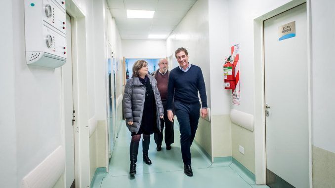Santilli inauguró una sala de Terapia Intensiva
