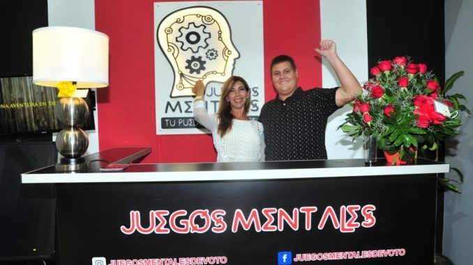 Mariale Blanco, Directora de RRII de Juegos Mentales y Gabriel Barlassina, socio-gerente de Juegos Mentales Devoto