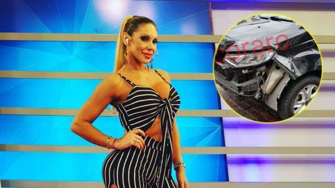 Mónica Farro choco con su camioneta en Villa Devoto