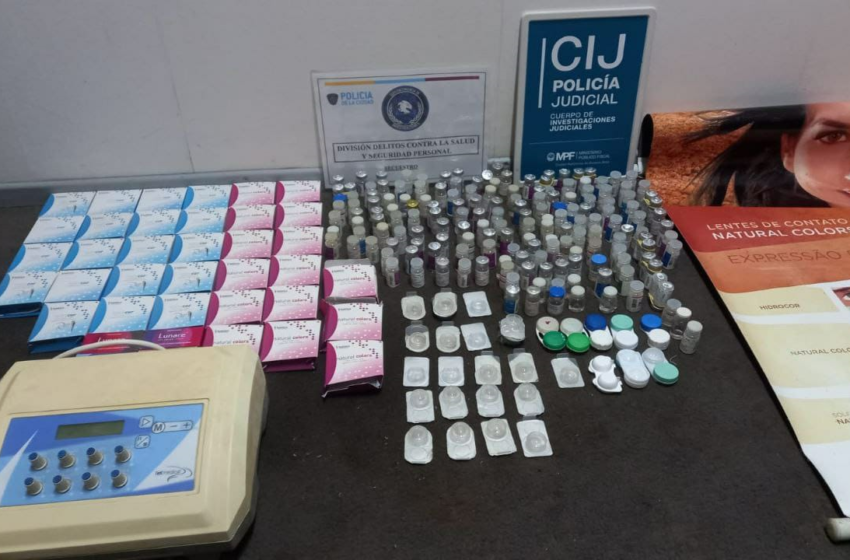  Incautan lentes de contacto apócrifos en una óptica de la zona de Tribunales