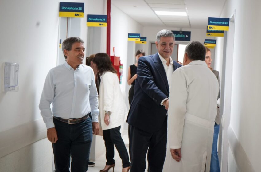  Jorge Macri inauguró los nuevos consultorios externos del Hospital Piñero
