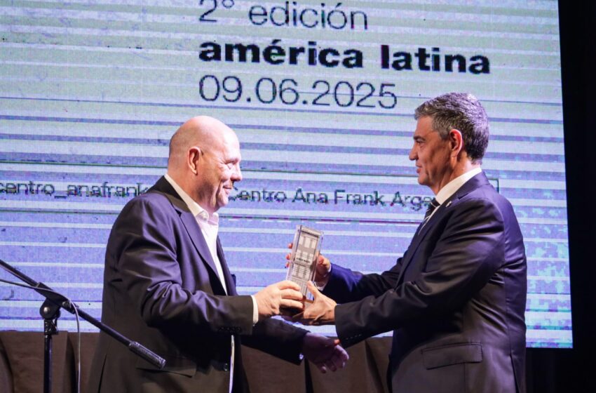  Jorge Macri fue premiado por su compromiso con la memoria y los derechos humanos